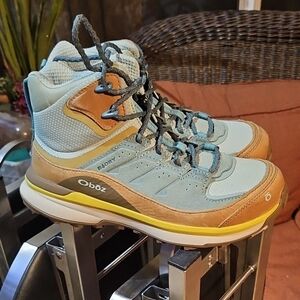 New Sample Shoe Oboz Footwear Hyalite Mid Waterproof Hightop Hiking Shoes Mens 7